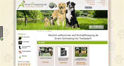 Desktop Screenshot of animalshopping.de